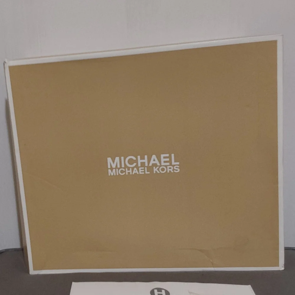 MICHAEL Michael Kors Black Leather Ankle Boots with Gold Zipper Pull - Picture 8 of 13